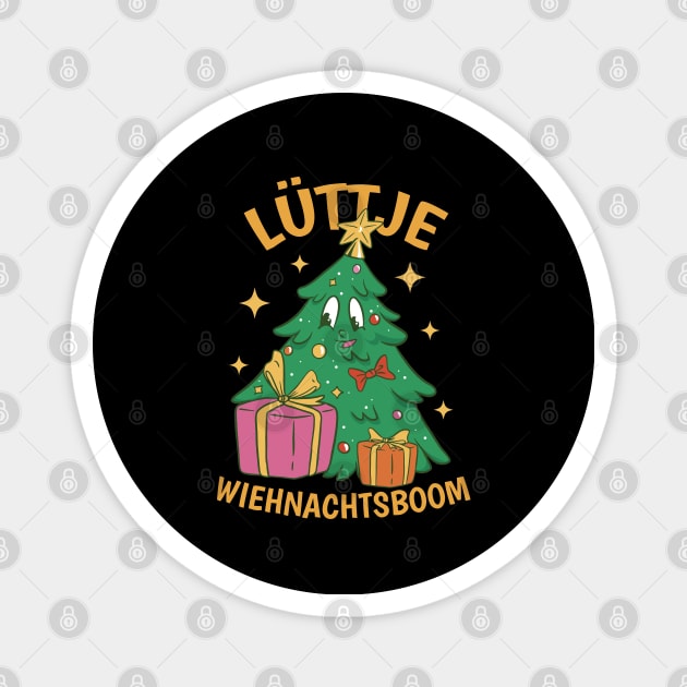 Lüttje Wiehnachtsboom Low German Magnet by DormIronDesigns